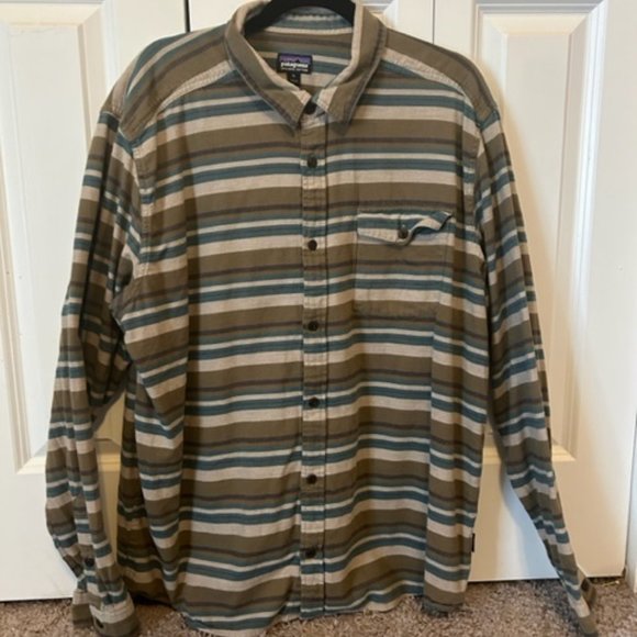 Mens XL Patagonia Organic Cotton Flannel - Picture 1 of 3
